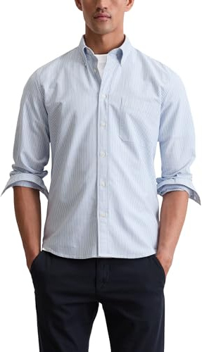 Marc O'Polo Herren B21731342058 Hemd (1er Pack)
