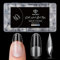 Modelones Medium Round Oval Nail Tips -510Pcs Nail Tips for Gel Extensions Pre-shaped Half Matte Full Cover Clear Acrylic Gel Kit False Press on Nails Manicure Salon DIY at Home 15 Sizes
