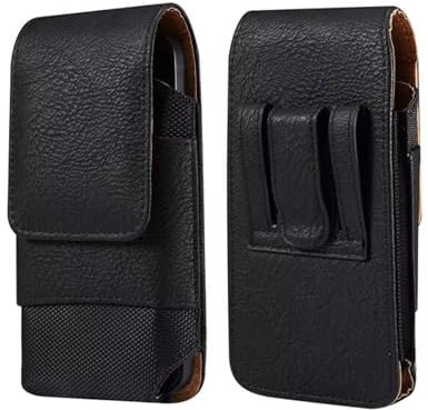 Mobile Phone Belt Bag Men's Vertical Universal Mobile Phone Belt Holster Leather 6.9 Inch Mobile Phone Bum Bag Smartphone Hiking Bag Outdoor Sports Bag Hip Bags Travel Bag Purse Purse