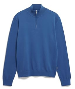 ARMEDANGELS Herren Pullover aus Bio-Baumwolle FAABES Regular Fit Dark Morning M