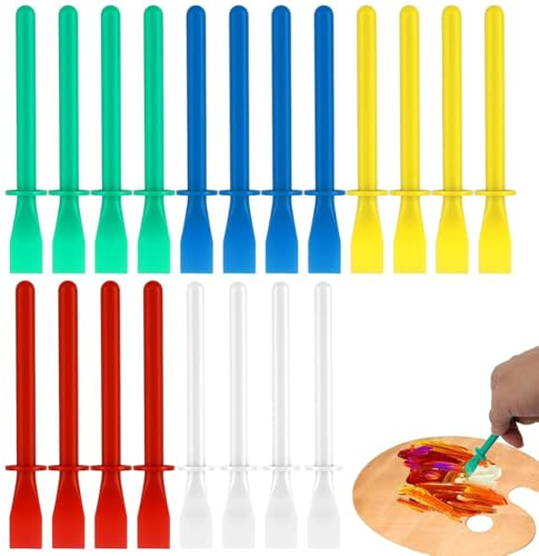 Harewtwy Glue Spreader Tool Set Plastic Glue Brush Applicators, Glues Sticks Applicator -Easy-to-Clean Brushes