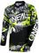 O'NEAL | Motocross-Shirt Langarm | Kinder | MX MTB Mountainbike | Passform für Maximale Bewegungsfreiheit, Eingenähter Ellbogenschutz | Element Youth Jersey Attack | Schwarz Neon-Gelb | Größe S