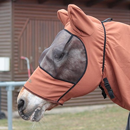 Boett Fliegenmaske Sweet Itch Hood - Chestnut (Gr. 85-115)