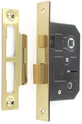 MP Smith 2 1/2 Brass Bathroom Mortice Door Lock