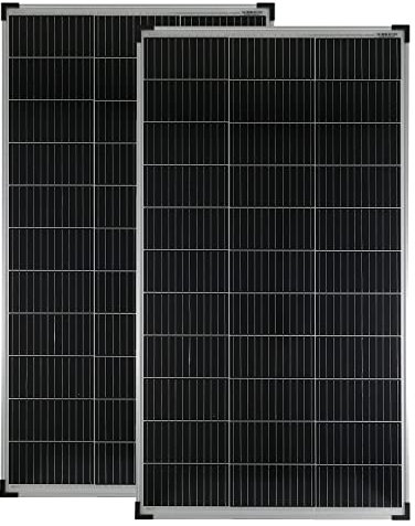 Solartronics 90660 Lot de 2 panneaux solaires mono-solaires photovoltaïque 150 W