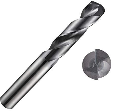 Coffrets de forets 1PC 14mm-25mm carbure monobloc peu finition (brillant) finition tige ronde Spiral Flute Twist Drill Bit For Metal-22mm