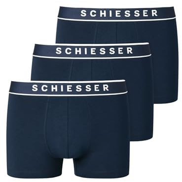 Schiesser Herren 3 Pack Boxershorts Baumwolle Multipack - 95/5