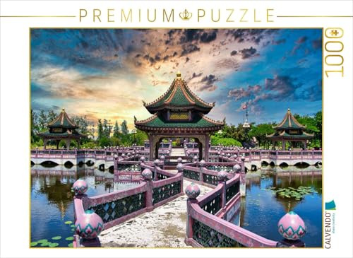 CALVENDO Puzzle Die Sala Ramayana im uralten Palast von Bangkok | 1000 Teile Lege-Größe 64 x 48 cm Foto-Puzzle für glückliche Stunden