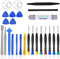Mikihat 25 Piezas Juego de Destornilladores, Destornillador Telefónico, Kit de Herramientas de Reparación, Reparación de la Herramienta de Apertura para Laptop PC Reloj y Otra Electrónica