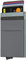 Bronzi® Porta carte Uomo Slim Donna - Portafoglio Porta Carte Di Credito Protezione RFID - Portacarte Mini Portatessere tascabile smart schermato (Grigio)