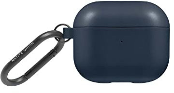 Native Union Custodia Roam per AirPods (Gen 3) – Custodia minimalista liscia con clip – Compatibile con AirPods (Indigo)