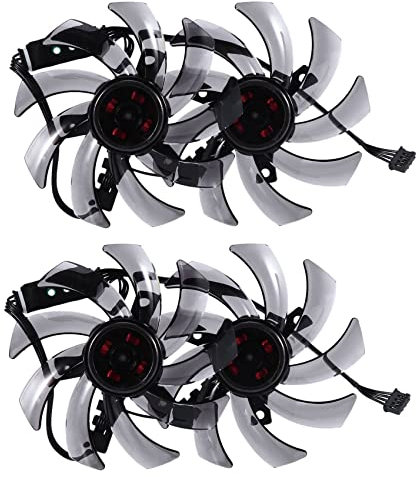 Zemily 2X 87mm FDC10H12S9-C GrafikkartenlüFter Ersetzen Sie Den KüHler für Die Grafikkarte Palit GTX 1070 GTX 1070 TI 8G GTX 1060 GTX 1080