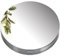 Suwimut Set of 12 Round Mirror Candle Plate, 30.5cm/12 Round Trays, Circle Glass Tiles for Table Centerpieces, Wedding Party Decorations, Wall Decor, Crafts, 1.7mm Thick