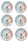 HpLive Thermometer Hygrometer Innen Analog, Raumthermometer Analog Luftfeuchtigkeitsmesser Innen, Raumklimaregulierung innen zur Überwachung von normalem In-und Außenwetterzustand (6PCS)