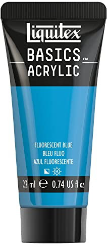 Liquitex Basics Acrylique Tube 22 ml Bleu Fluorescent ROW