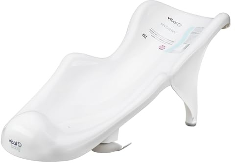 Vital Baby Perfectly Simple Bath Support, 0 Months+ | Lightweight | Strong yet lightweight support with secure suction cups helps keep newborns comfortably positioned at bathtime.