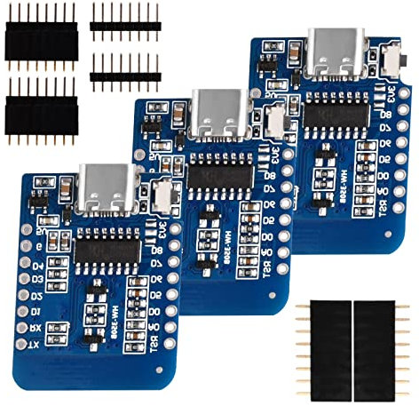 diymore 3PCS für ESP8266 Mini Board NodeMCU WiFi für ESP8266-12F CH340G WLAN Type C Modul