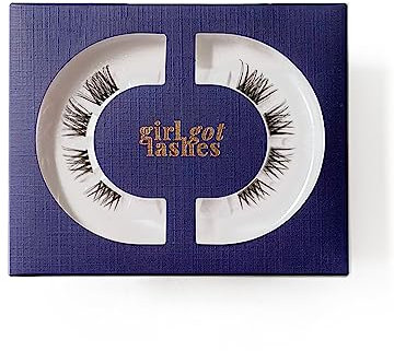 GirlGotLashes Mini Box Cat Eye Edition N°1 Wimpernextensions für Zuhause 1 Wimpern Paar Fake Lashes mit 5-7 Tagen Halt Vegan Handgemacht