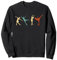 Vintage Retro Eiskunstlauf Sweatshirt