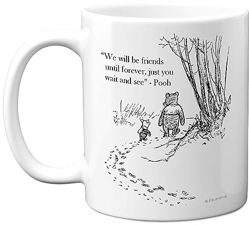 Winnie The Pooh Mug for Men Women - My Favourite Day - Happy Birthday Gift for Mum Dad Sister Brother Daughter Uncle Auntie Nan Grandad Colleague 11oz Ceramic Dishwasher Safe Coffee Mugs Cup