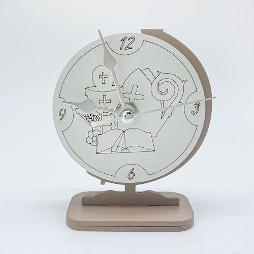Doni Bomboniere 6 pz. Bomboniera Cresima Ragazza Orologio Comunione Bambino Simboli sacri Evento Celebrazione Mitra vescovile Bambina Maschio Ragazzo Economica Originale Complete