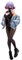 Jiumaocleu Anime Figur LUNA Figur Modell Statue, 24 cm Maske Mädchen Action Figur, Gesicht veränderbar, 2 Köpfe, PVC Handgefertigtes Sammlerstück Desktop Display Dekoration Geschenke für Manga Fans