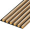 Jeu de lattes en feutre pour un aménagement intérieur individuel, 20x20 mm, 6 pièces, largeur 24,6 cm, longueur 275 cm Panneaux en bois, panneaux muraux, aspect bois, mur à lattes