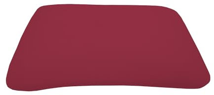 DUKAL | Bezug passend für Tempur Arch und Tempur Symphony Schlafkissen S/M/L | 63 x 43 cm | aus hochwertigem DOPPEL-Jersey (100% Baumwolle) | Farbe: Burgund