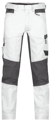 DASSY® Helix Painters DASSY® Helix Painters Stretch-Malerhose - Größe 42 - WEIß/ANTHRAZITGRAU