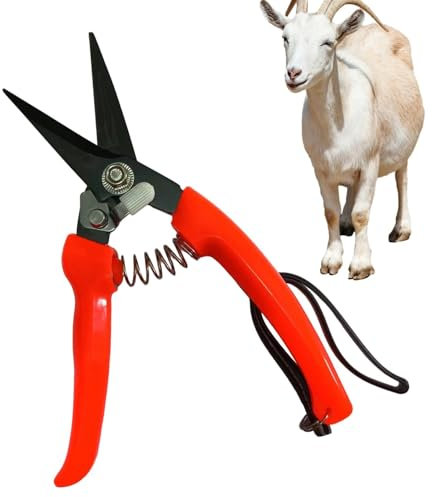 Jacekee Coupe-sabots pour chèvres,Coupe-sabots pour chèvres et moutons - Cisailles ergonomiques pour sabots de mouton, tondeuses pour chevaux à ressort | Cisailles à moutons de précision, coupe-ongles