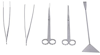 5-teiliges Aquarium-Werkzeugset für die Pflege von Wasserpflanzen und das Schaben von Algen