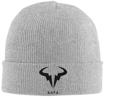 LLIHSDHCC Classics Rafa Nadal Logo Strickmütze Mützen Wintermütze Warm Casual Caps Männer Frauen Winter Geschenk