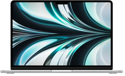 Apple MacBook Air 2022, M2-Chip mit 8-Core CPU und 8-Core GPU (13-Zoll, 8 GB RAM, 1 TB SSD-Speicher) (QWERTY Englisch) Silber (Generalüberholt)