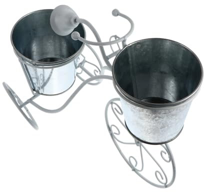 Happyyami Fahrrad Pflanzenständer Aus Eisen Vintage Blumentopfhalter Fahrradform Gartendekoration Vielseitiges Pflanzenregal Kreatives Design Für Zuhause Und Büro