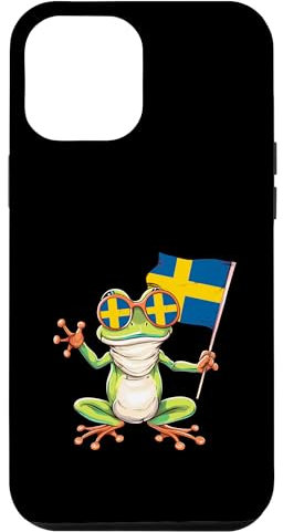 Schweden Schwedische Flagge Swedish Pride Cute Frog Toad Sverige Hülle für iPhone 12 Pro Max