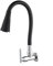 CWOQOCW Grifo de cocina montado en la pared, grifo de agua individual, grifo de fregadero de cocina, boquilla giratoria, construcción de aleación de zinc para balcón y lavaplatos