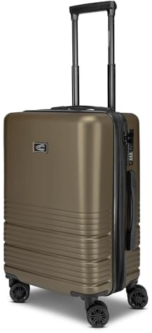 camel active Kabinen-Koffer für Damen und Herren | Kleiner Cabin-Trolley 34 x 22 x 55 cm aus hochwertigem, stoßfestem ABS Material | Erweiterbar & Teleskopgriff| Hanoi Serie