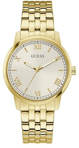 GUESS Damen Uhr Armbanduhr Chandler GW1053G2 Edelstahl Gold