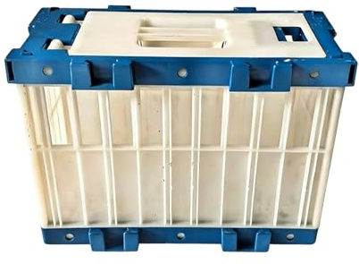 Leichter Taubentransporter, sichere Vogeltransportkiste, 12,6 x 5,91 x 8,86 Zoll großer Käfig mit Belüftung, atmungsaktives Gehäuse, Reisegehäuse mit abschließbarer Tür, Rennbehälter für die Freilassu