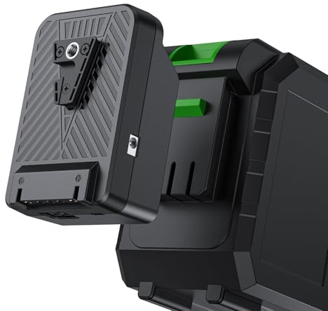 LICAEVEY Adaptateur de Batterie à Monture V pour Outils électriques, Plaque de Conversion avec Entrée/Sortie USB-C PD 100 W, Ports D-Tap et DC pour Appareil Photo, Lampe LED et Smartphone.