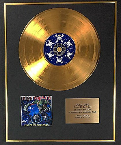 Century Music Awards Iron Maiden - Exclusive Limited Edition 24 Carat Gold Disc - The Final Frontier