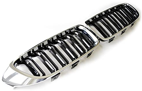 GCP PASST FÜR 4ER F32 SPORT KÜHLERGRILL DOPPELSTEG GRILL CHROM SCHWARZ
