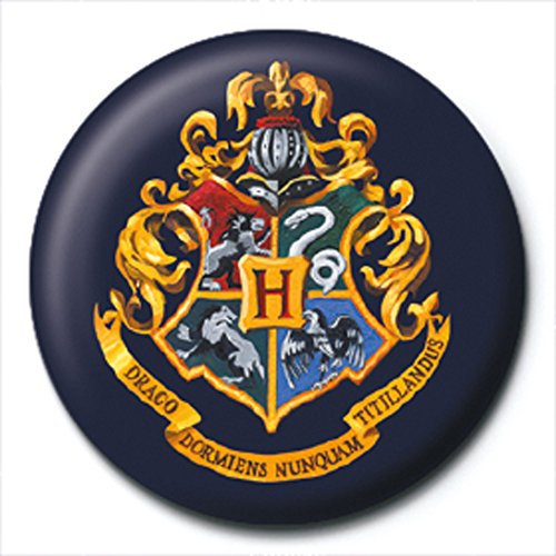empireposter Harry Potter - Hogwarts Crest - Ansteck Button für Fans - Größe Ø2,5