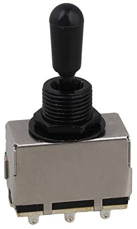 bqlzr schwarz E-Gitarre beiliegendem 3-Wege Toggle Switch Pickup-Wahlschalter Black(Black Cap)
