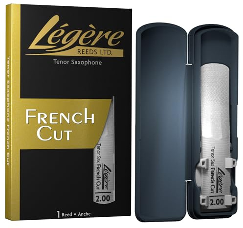 Légère Reeds - Tenor Saxophone Reed, French Cut, Strength 2.00 (TSF2.00) - Premium Synthetic Woodwind Reed