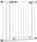Hauck Türschutzgitter / Treppenschutzgitter für Kinder Autoclose N Stop Safety Gate inkl. 9 cm Verlängerung / selbstschließend / ohne Bohren / 84 - 89 cm breit / erweiterbar / Metall Gitter / weiß