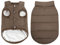 ASENKU Hundemantel Winter Hundemantel wasserdichte mit Geschirr für Grosse Hunde Warme Fleece Hundejacke Winddichte Wintermantel Hund Kleidung 3XL