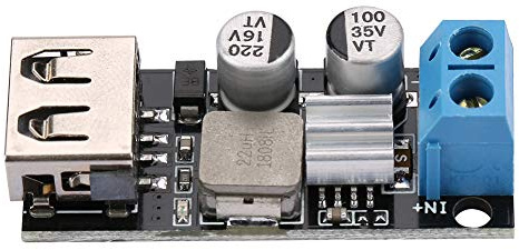 DC-DC Versorgung Spannungswandler 12V 24V 6V-32V bis 5V QC3.0 USB-Schnellladung