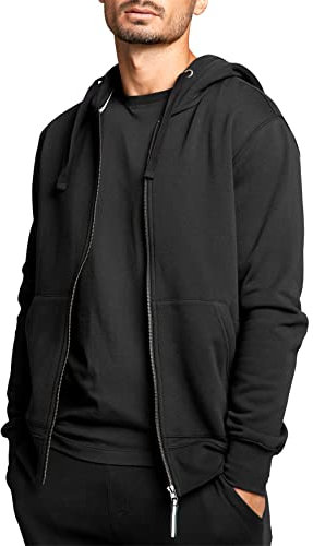 Björn Borg 9999-1473-90651 Centre Zip Hoodie Sweatshirt Men's Schwarz L