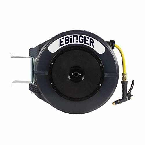 Ebinger Schlauchaufroller DR 200-R3 Wandmontage Garten 20m - 5/8 Wasserschlauch